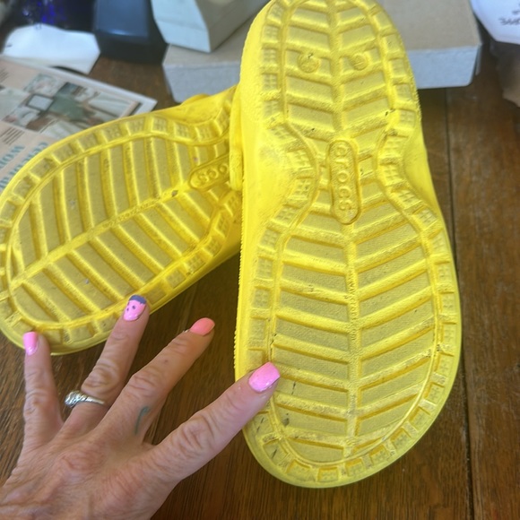 Crocs Classic Lined Clogs Slippers Fuzzy M5 W7 - Picture 3 of 4